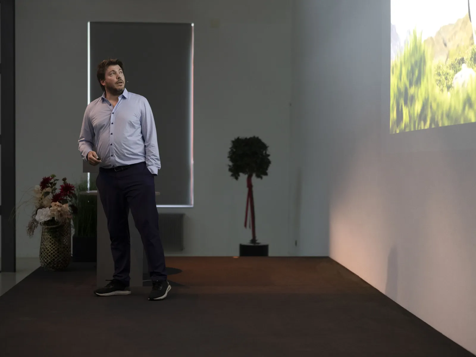 Vernissage Fotoausstellung Christian Clauwers am 7. Oktober 2025 an der Universität Liechtenstein.