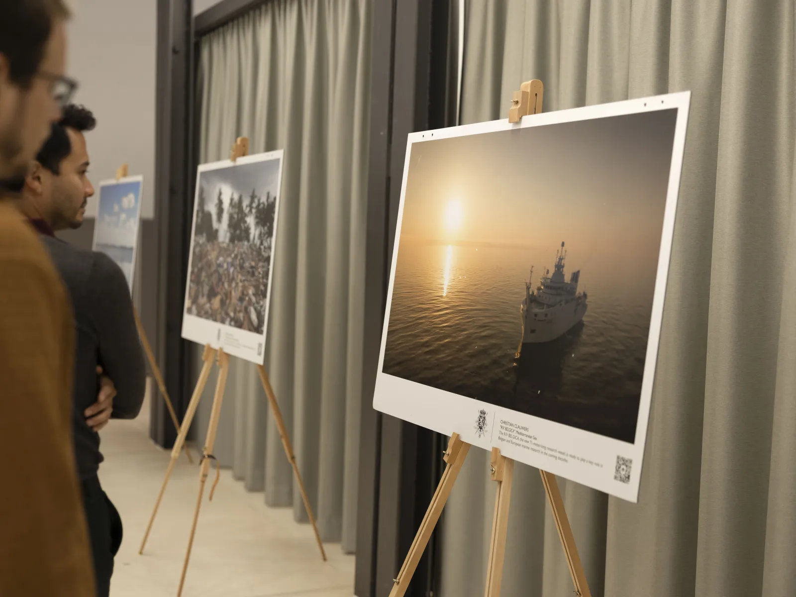 Vernissage Fotoausstellung Christian Clauwers am 7. Oktober 2025 an der Universität Liechtenstein.