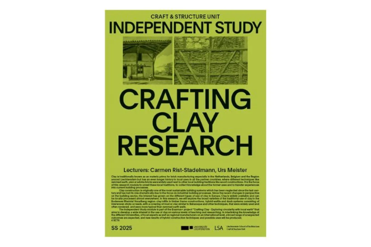 Grünes Cover mit dem Titel "Crafting Clay Research"