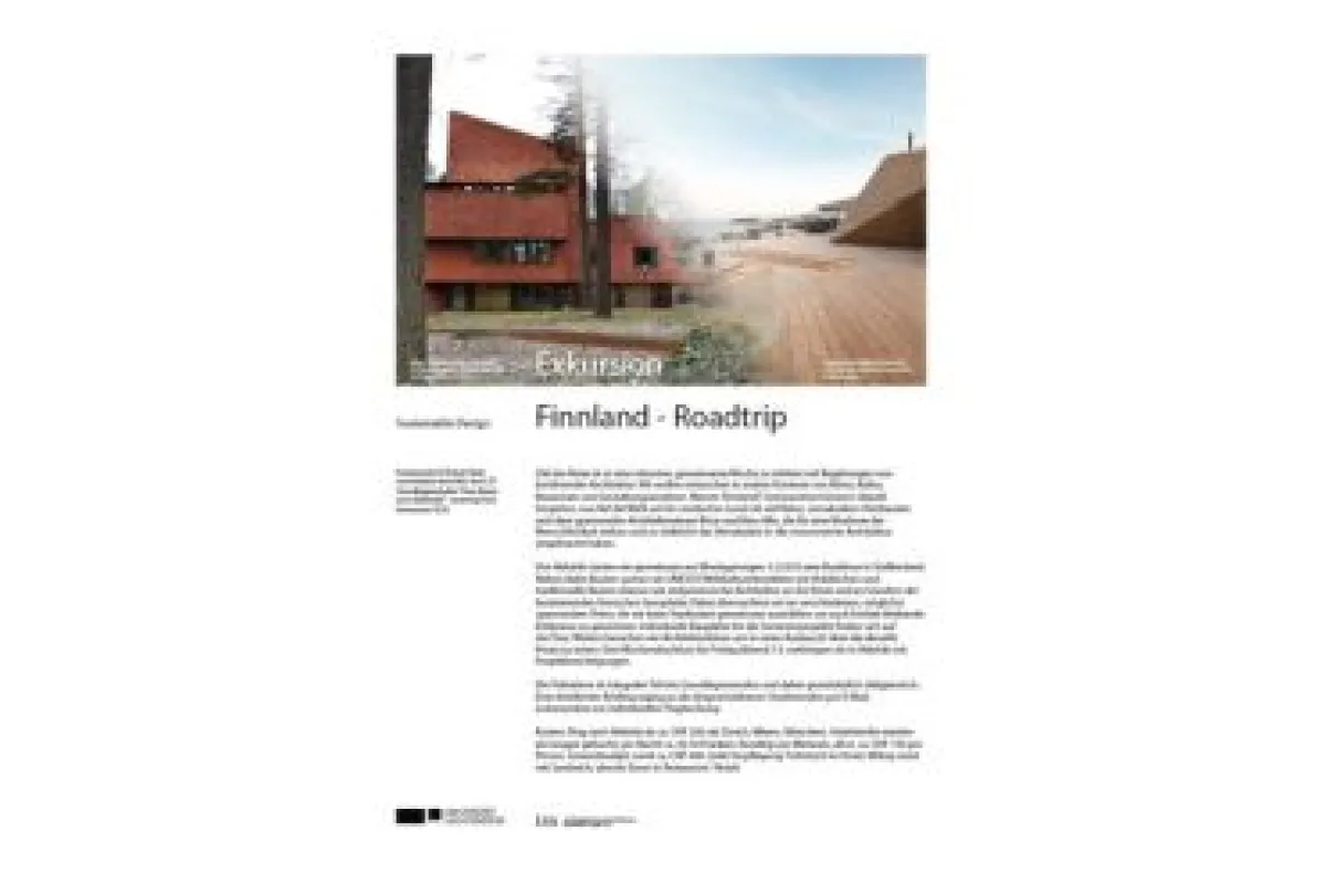 Modulbeschreibung zur Exkursion nach Finnland im SS25