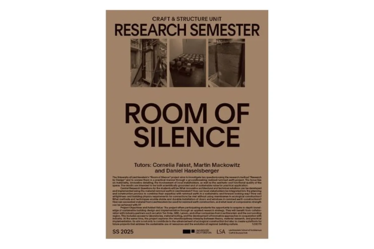 Braunes Cover mit dem Titel "Room of Silence"