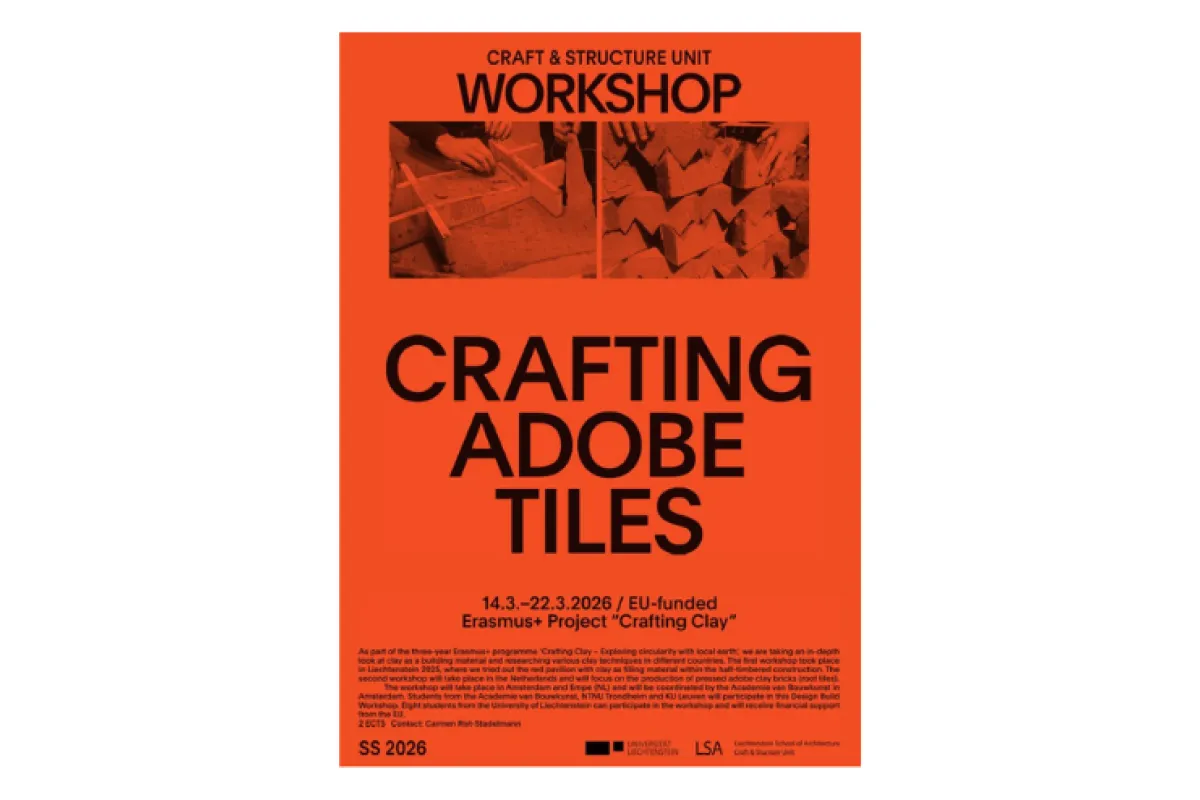 Rotes Cover mit schwarzer Schrift