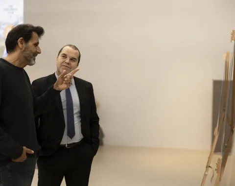 Vernissage Fotoausstellung Christian Clauwers am 7. Oktober 2025 an der Universität Liechtenstein.