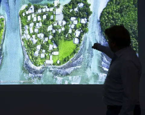 Vernissage Fotoausstellung Christian Clauwers am 7. Oktober 2025 an der Universität Liechtenstein.