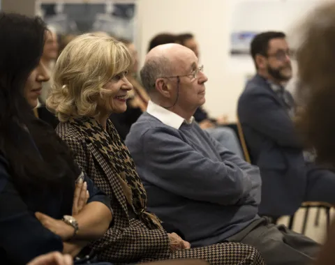 Vernissage Fotoausstellung Christian Clauwers am 7. Oktober 2025 an der Universität Liechtenstein.