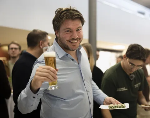 Vernissage Fotoausstellung Christian Clauwers am 7. Oktober 2025 an der Universität Liechtenstein.